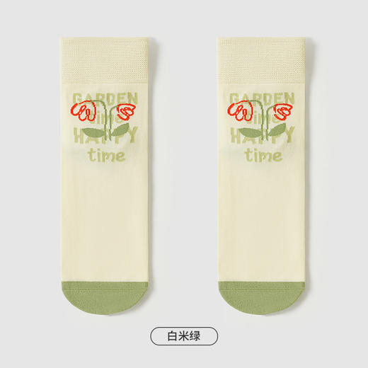 都市丽人时尚系列短筒袜女精梳棉袜子中厚短筒袜LC4DB5 商品图3