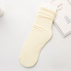 夏季薄款【袜子女袜冰冰袜 天鹅绒冰丝袜】中筒日系堆堆袜 轻薄舒适 ins潮搭长袜 商品缩略图7