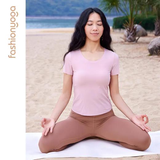 凡圣瑜伽无痕贴合一体杯短袖 FC14301 商品图8