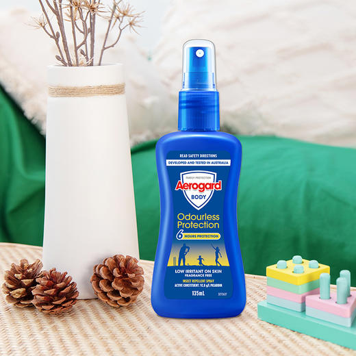 【滴露】Aerogard澳乐家驱蚊液防蚊喷雾135ml/175ml 澳洲进口母婴适用 商品图6