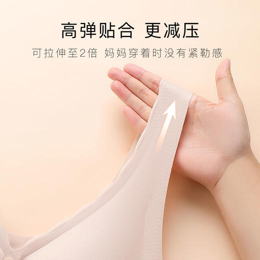 【妈妈内衣】中老年大码奶奶文胸前扣背心式老人胸罩舒适无钢圈繁星如沸 商品图5