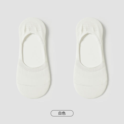 都市丽人简约系列隐形袜女高含棉袜子中厚隐形袜LC4DA2 商品图2