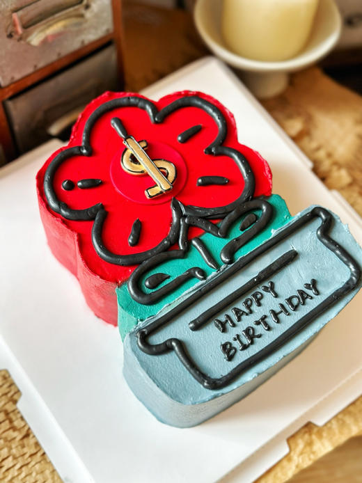 送你一朵小红花，年年岁岁有钱花，全部可食用装饰，请提前三天预定 商品图3