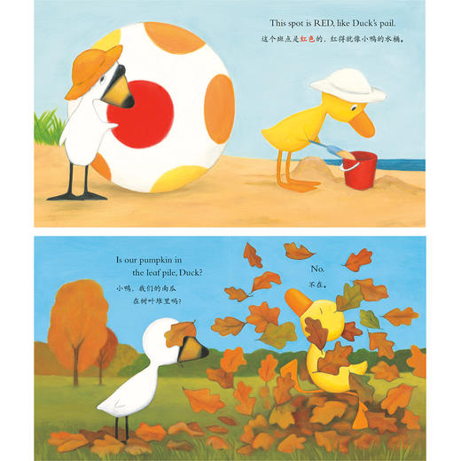 《小黄鸭小白鹅·双语纸板书系列》（全10册） 商品图2