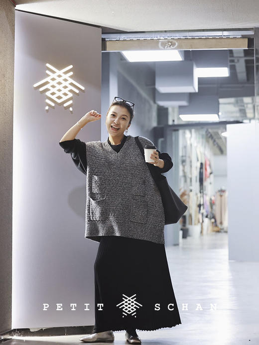 PETIT SCHAN小闪 CLO#228 Rocking Romance 摇逸的浪漫 毛织百褶鱼尾半身裙 商品图4