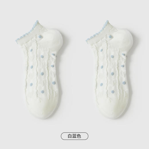 都市丽人休闲系列船袜女精梳棉袜子中厚船袜LC4DD6 商品图2