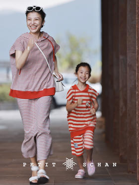 PETIT SCHAN小闪  CLO#252  Daybreak 破晓 日本进口棉纱秋冬新款卫衣式无袖连帽上衣