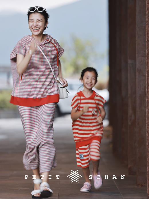 PETIT SCHAN小闪  CLO#252  Daybreak 破晓 日本进口棉纱秋冬新款卫衣式无袖连帽上衣 商品图0