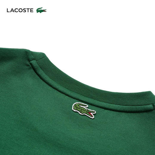 Lacoste法国鳄鱼男装新款简约休闲纯色圆领短袖T恤TH3838-98 商品图10