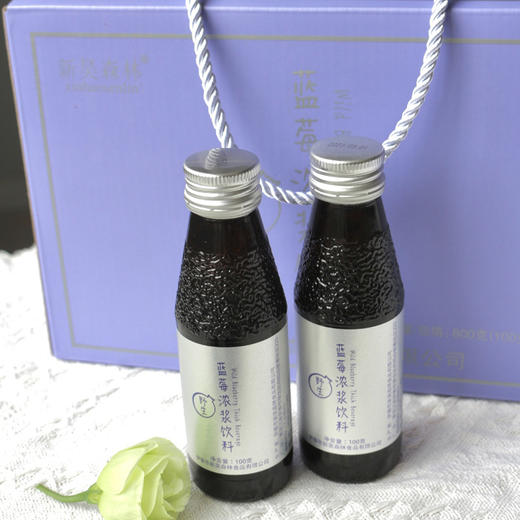 【野生蓝莓原浆】富含花青素 口味浓郁 养颜又护眼 缓解眼疲劳 配料表干净 酸甜口感 冰镇口感更佳 商品图3