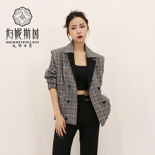 月魄色外套上衣HJ1A23 商品图1