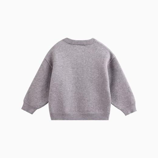 丽婴房-童衣类（冬）G3圆领毛衣W_浅灰 商品图1