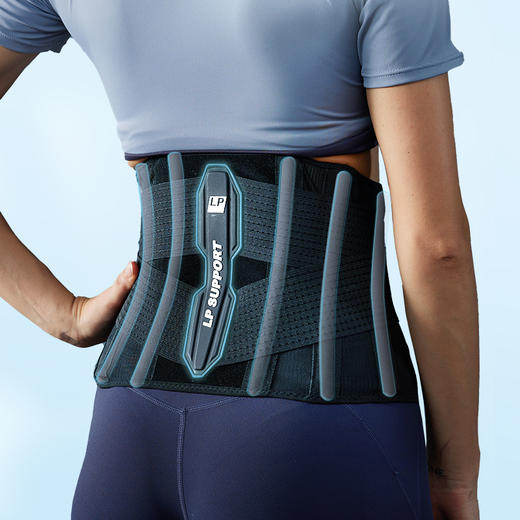 LP1502CK健身护腰带运动篮球羽毛球专用束腰收腹训练装备深蹲防寒保暖透气 商品图0