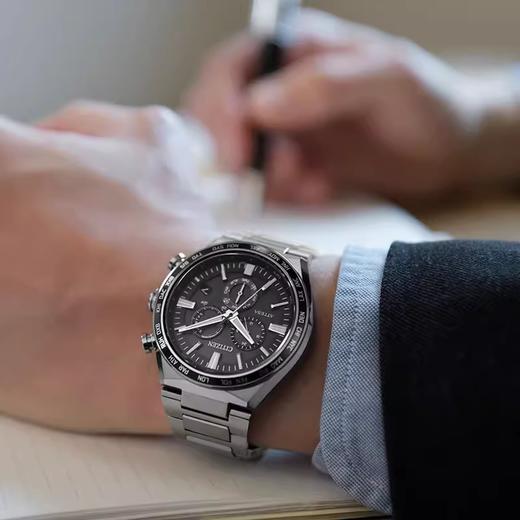 西铁城/CITIZEN/ATTESA系列舒博钛多针商务休闲电波男士手表CB5966-69E 商品图3