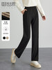 【专属特价】熙世界软绵糯米裤女高腰显瘦2025秋新款百搭休闲窄版直筒阔腿裤 商品缩略图0