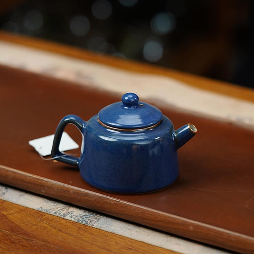问鼎汝瓷金钟壶 景德镇陶瓷泡茶壶复古高端茶具茶器 商品图1