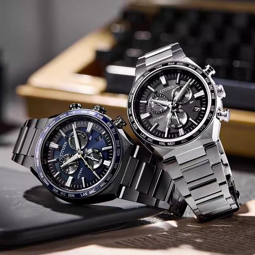 西铁城/CITIZEN/ATTESA系列舒博钛多针商务休闲电波男士手表CB5966-69E 商品图5