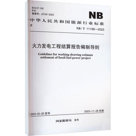 火力发电工程结算报告编制导则 NB/T 11196-2023