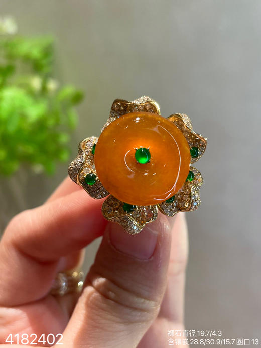 4182402，平安扣戒指吊坠。具体价格微信咨询 商品图6