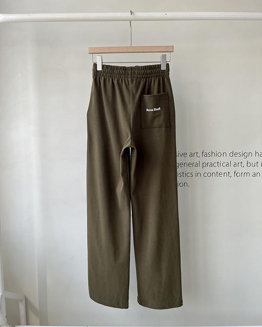 现货 THS 3.2-限时 艾克妮家 显腿长 简约直筒裤 纯棉磨毛休闲裤 2色 BJ3112 商品图12