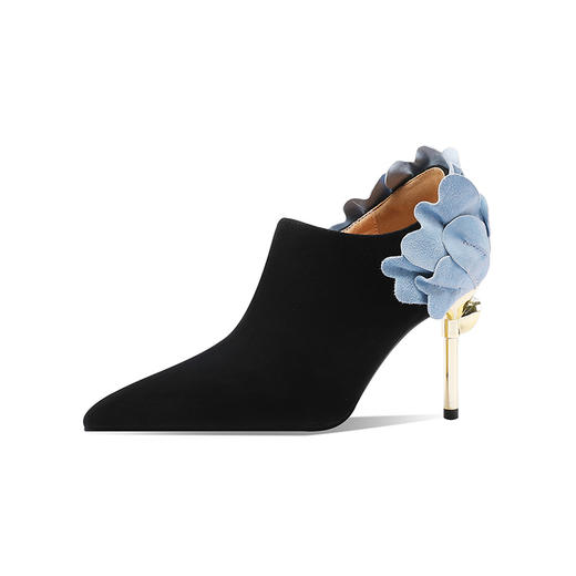 【预售5天】春季新款，时尚内防水台高跟深口花朵单鞋CX09-7 商品图10