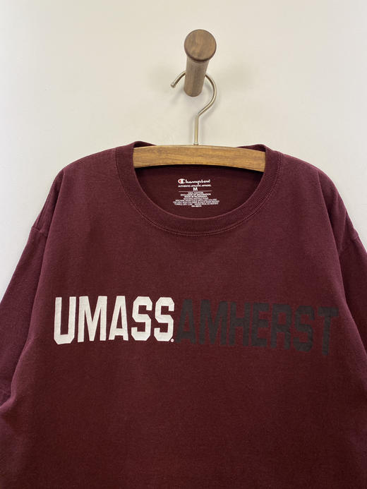 Champion 冠军 马萨诸塞大学阿默斯特分校 短袖T恤 _SST(M) 商品图0