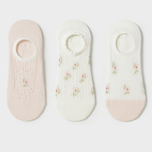 都市丽人休闲系列隐形袜女精梳棉袜子中厚隐形袜LC4DC4 商品图1