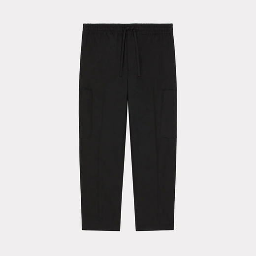 KENZO 高田贤三 男士徽标贴花休闲运动裤 黑色 FD65 PA501 9GC 99J 商品图0