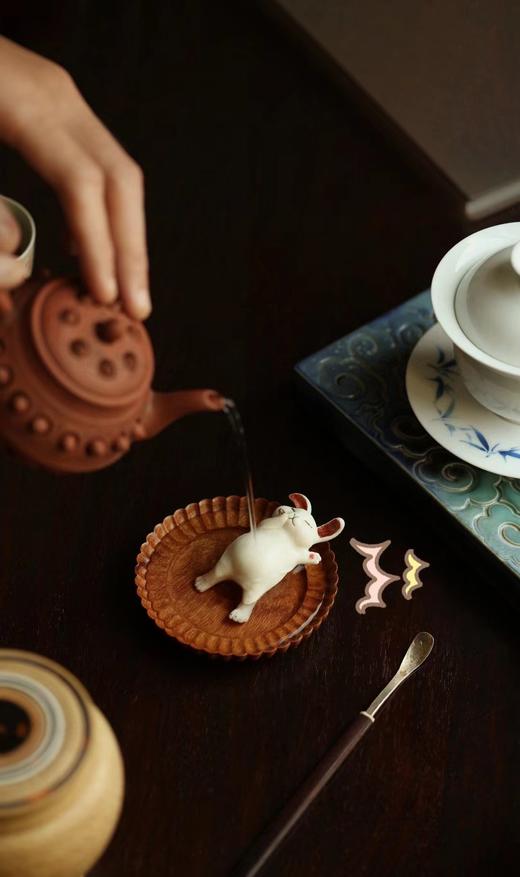 躺平兔°鹿角茶宠/摆件/把玩件 商品图4