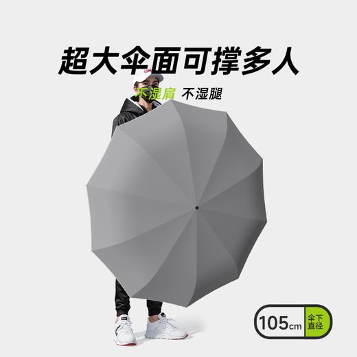 【便携环扣+双倍抗风+反向不湿】左都 环扣全自动雨伞 加大加厚加固 男士折叠车载反向伞 商品图5