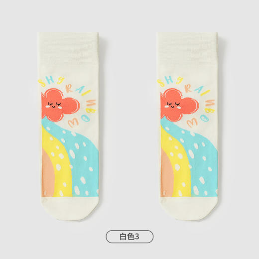 都市丽人时尚系列短筒袜女精梳棉袜子中厚短筒袜LC4DB4 商品图4