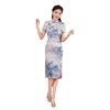 夏季新款，年轻款女复古日常妈妈装小个子连衣裙中长款改良旗袍GSJ-812 商品缩略图4