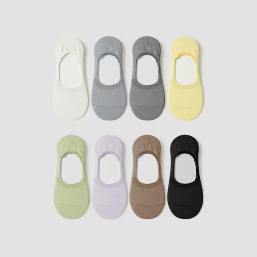 都市丽人简约系列隐形袜女高含棉袜子中厚隐形袜LC4DA2 商品图1