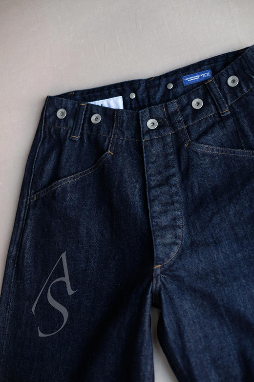 MHL  日版靛蓝色/黑色Canton Denim牛仔裤 商品图10