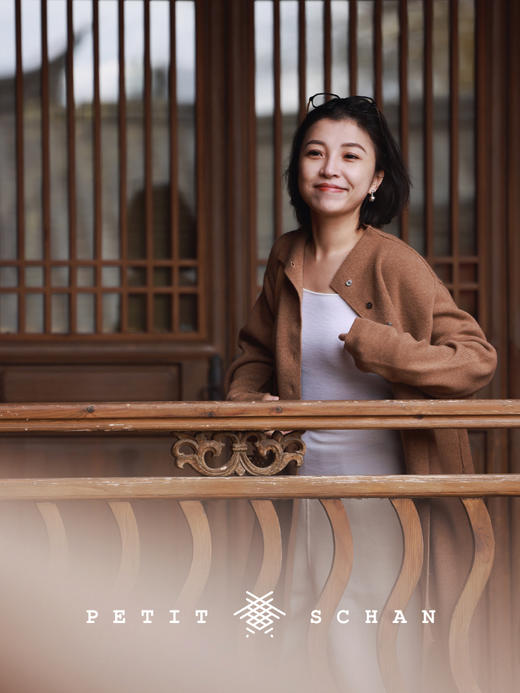 【经典款】PETIT SCHAN小闪 CLO#174 O₂ 氧气 日本岛精无缝一体成型超细美丽诺纯羊毛方领针织衫 商品图1