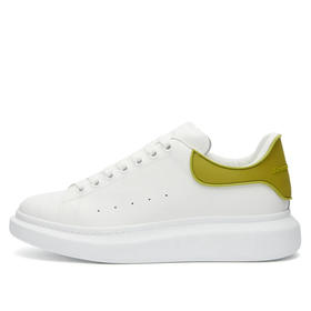 ALEXANDER MCQUEEN 亚历山大.麦昆 男士塑胶绿尾阔型休闲运动鞋 白色 727394 WHXMT 8729
