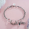 子佩集S925银串珠复古手链【TSB0001-25】粉水晶手链2402 商品缩略图1