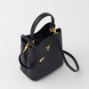 【二】PRADA 普拉达 女士 Saffiano皮革 金属三角形徽标提挎包 黑色 1BA217 2ERX F0002 OOO 商品缩略图1