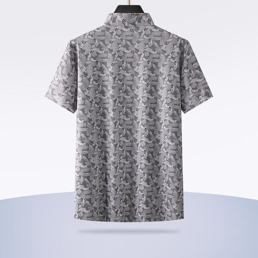 【新款DG】大依优型大码花衬衫短袖衬衫加肥加大男装大号大码衬衣上衣男士绅士商务休闲半袖夏季 商品图1