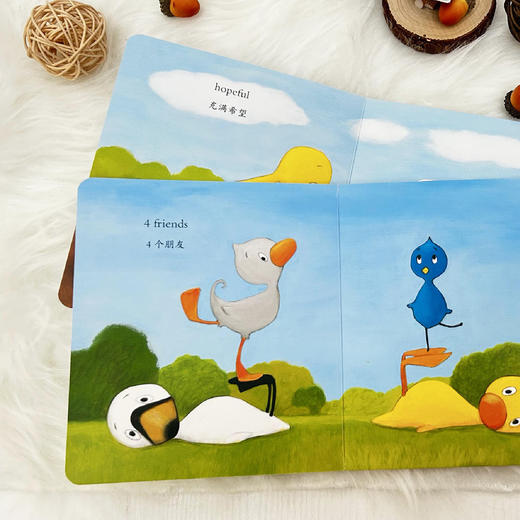 《小黄鸭小白鹅·双语纸板书系列》（全10册） 商品图10