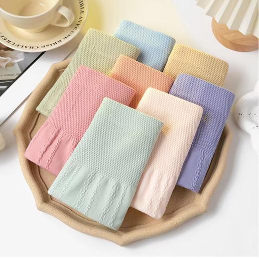 「7条装！糖果色高腰收腹内裤」新款内裤高腰收腹提臀无痕艾叶底档女士三角裤内衣 商品图1