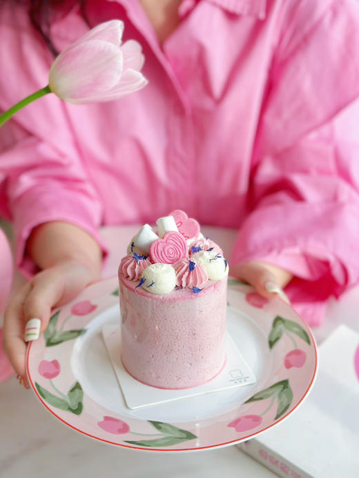 甜品 Pink 💗树莓开心果·MINI奶糕 商品图1