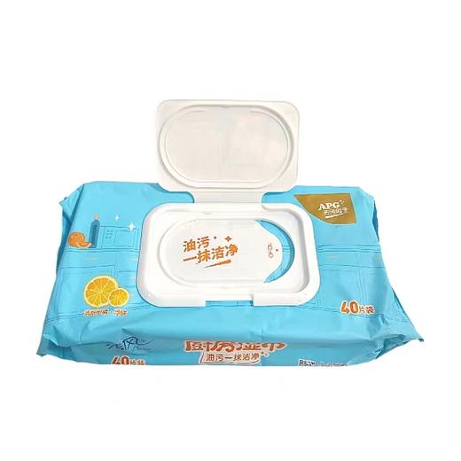 清风 厨房湿纸巾40片装（新旧包装随机发货） 商品图3