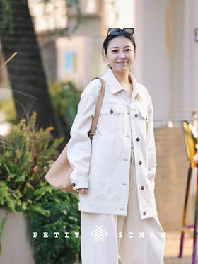 PETIT SCHAN小闪 CLO#209 pure joy 清欢 日本进口天然棉粗斜纹牛仔外套