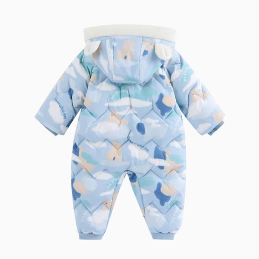 丽婴房-童衣类（冬）G3羽绒连身装R_中蓝\湖蓝 商品图1