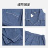 【无印风双层纱布纯棉家居服】春秋梭织无印日系春秋男女大码中老年睡衣 商品缩略图3