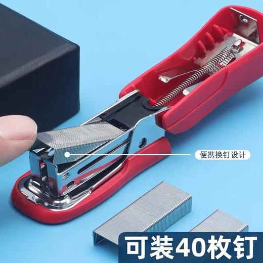 晨光迷你小号订书机 1卡 卡通可爱学生用便携订书器12号通用订书钉办公用钉书机外卖打包专用订书机 商品图3