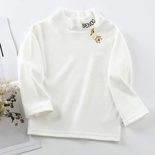 【双面德绒39.9/2件！】儿童打底衫春秋新款，长袖卡通上衣中领中大男女童保暖秋衣，速暖锁温，给宝贝温馨的呵护！ 商品图10