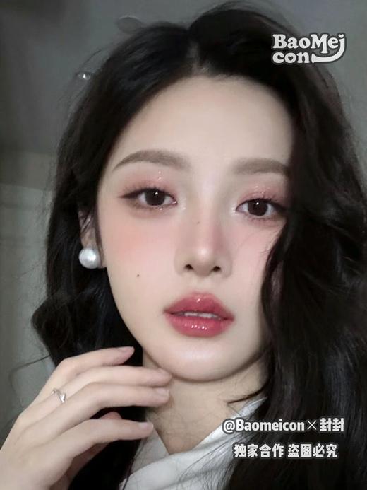 BAOMEICON·年抛  泡泡粉咖  14.0  <封封同款> 春夏氧气妆容 |  清透爱豆感！温柔清纯小直径初恋眼！韩产0-800度<一副两片> 商品图6