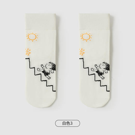 都市丽人时尚系列短筒袜女精梳棉袜子中厚短筒袜LC4DB3 商品图4